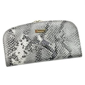    PATRIZIA SNR-123 RFID sivá dámska kožená peňaženka 18,5 x 10 x 3,5 cm