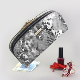    PATRIZIA SNR-123 RFID sivá dámska kožená peňaženka 18,5 x 10 x 3,5 cm