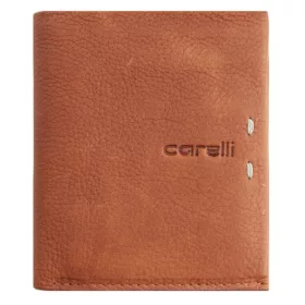    Pánska peňaženka z koňakovej kože Giorgio Carelli s RFID ochranou