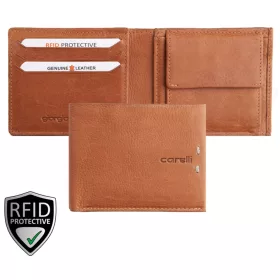   Pánska koňaková kožená peňaženka Giorgio Carelli RFID