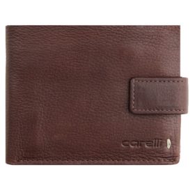    Kožená crossbody peňaženka Giorgio Carelli fefi hnedá, RFID