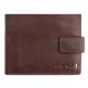  Kožená crossbody peňaženka Giorgio Carelli fefi hnedá, 11,5×9 cm, RFID