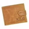 Wild N992L-CHM RFID barna férfi marhabőr pénztárca 13 x 10.5 x 2.5 cm