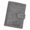 Wild N4L-CHM RFID fekete férfi marhabőr pénztárca 10.8 x 13.5 x 2.8 cm