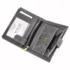 Wild N4L-CHM RFID fekete férfi marhabőr pénztárca 10.8 x 13.5 x 2.8 cm