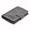 Wild N4L-CHM RFID fekete férfi marhabőr pénztárca 10.8 x 13.5 x 2.8 cm
