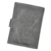 Wild N4L-CHM RFID fekete férfi marhabőr pénztárca 10.8 x 13.5 x 2.8 cm