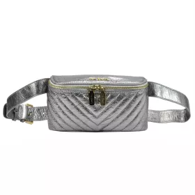    Pierre Cardin FRZ 1660 LUREX červená dámska kožená kabelka 22 x 11 x 7 cm