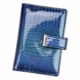    Jennifer Jones 5244-2 modrý dámsky kožený držiak na karty 8,3 x 11,3 x 1,7 cm