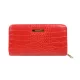 Dámska kožená peňaženka Cavaldi CHWJ-08-CROCO-5099 červená 19 x 11 x 3,5 cm