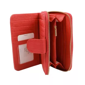   Dámska kožená peňaženka Cavaldi CHWJ-04-PAS-4917 červená 15,5 x 10 x 3 cm