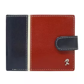    Rovicky 324L-RBA-D RFID čierno-červená pánska kožená peňaženka 12 x 9,5 x 2 cm