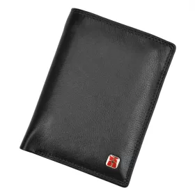    Pánska peňaženka Albatross SN MW3638 s RFID, čierna, z hovädzej kože, 10 x 13,2 x 3 cm