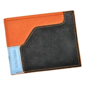    Harvey Miller Polo Club 1223 292E čierna pánska kožená peňaženka 12,5 x 9,7 x 2 cm