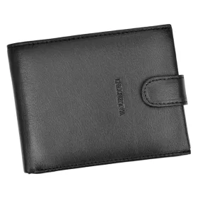   Valentini 306 260 čierna pánska kožená peňaženka 13 x 9,8 x 2,5 cm