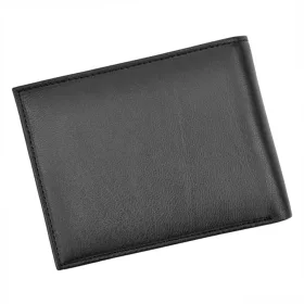    Valentini 306 261 čierna pánska kožená peňaženka 13 x 10 x 2,8 cm
