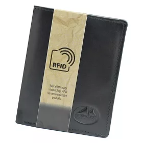    EL FORREST 854-67 RFID čierna pánska kožená peňaženka 8 x 10 cm