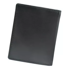    EL FORREST 854-67 RFID čierna pánska kožená peňaženka 8 x 10 cm