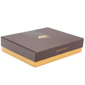    Pánska kožená peňaženka EL FORREST 916/A-623 s RFID čipom, čierna, 10,9 x 8,3 cm