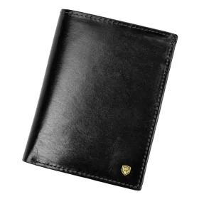    Rovicky N62-RVT RFID čierna pánska kožená peňaženka 9,5 x 12,5 x 2,5 cm