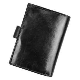    Rovicky N74L-RVT čierna pánska peňaženka z hovädzej kože RFID 10 x 13,5 x 2 cm