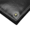  Pánska kožená peňaženka Rovicky N74-RVT RFID čierna 9,5 x 13 x 2,5 cm