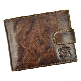    Always Wild N992L-BC RFID hnedá pánska peňaženka z hovädzej kože 12,5 x 9,7 x 2,5 cm