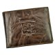 Always Wild N992-BC RFID hnedá pánska peňaženka z hovädzej kože 12,5 x 9,7 x 2,3 cm