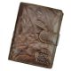  Always Wild N4L-BC RFID hnedá pánska peňaženka z hovädzej kože 10,3 x 12,7 x 2,5 cm
