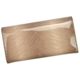    Dámska vzorovaná tmavošedá kožená peňaženka Patrizia, RFID 18,5 × 10 cm