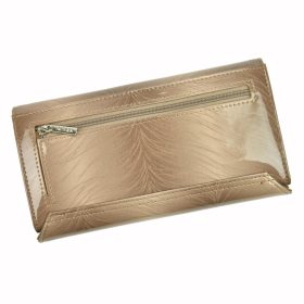    PATRIZIA FF-102 RFID sivá dámska kožená peňaženka 18,5 x 10 x 4 cm