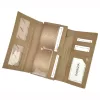  PATRIZIA FF-102 RFID dámska peňaženka z hovädzej kože zelená 18,5 x 10 x 4 cm