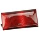  Vzor Patrizia, červená dámska kožená peňaženka, RFID 19 × 10 cm