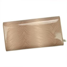    Vzor Patrizia, červená dámska kožená peňaženka, RFID 19 × 10 cm