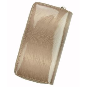    Dámska vzorovaná tmavošedá kožená peňaženka Patrizia, RFID 9,5 × 16,5 cm