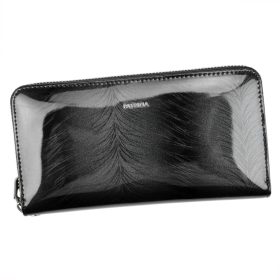    PATRIZIA FF-119 RFID modrá dámska kožená peňaženka 19,5 x 10,5 x 2,5 cm