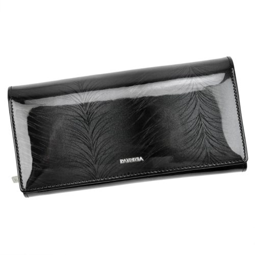 PATRIZIA FF-122 RFID szürke női bőr pénztárca 19.5 x 10 x 4 cm