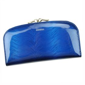    PATRIZIA FF-123 RFID modrá dámska kožená peňaženka 18,5 x 10 x 3,5 cm