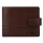  Pánska hnedá peňaženka z hovädzej kože EL FORREST 850-22 s RFID ochranou 11,5 x 9,5 x 3 cm