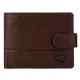  Pánska hnedá peňaženka z hovädzej kože EL FORREST 850-22 s RFID ochranou 11,5 x 9,5 x 3 cm