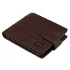  Pánska hnedá peňaženka z hovädzej kože EL FORREST 850-22 s RFID ochranou 11,5 x 9,5 x 3 cm