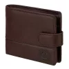  Pánska hnedá peňaženka z hovädzej kože EL FORREST 850-22 s RFID ochranou 11,5 x 9,5 x 3 cm
