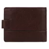 Pánska hnedá peňaženka z hovädzej kože EL FORREST 850-22 s RFID ochranou 11,5 x 9,5 x 3 cm