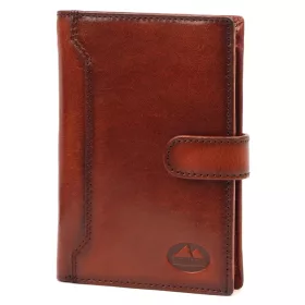    EL FORREST 883-29 RFID hnedá pánska kožená peňaženka 10,5 x 14 x 3 cm