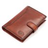  EL FORREST 883-29 RFID hnedá pánska kožená peňaženka 10,5 x 14 x 3 cm