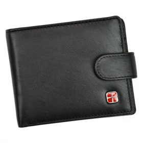    Albatross SN MU1953 RFID čierna pánska peňaženka z hovädzej kože 11 x 9 x 3 cm