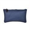  Dámska kozmetická taška Gregorio MOBI-02 DOLLARO z hovädzej kože v námorníckej modrej farbe 19 x 10,5 x 1,5 cm