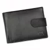  Pánska kožená peňaženka Money Kepper KK 12B čierna 13,5 x 9,5 x 3 cm