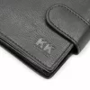  Pánska kožená peňaženka Money Kepper KK 30B čierna 12 x 9 x 3 cm
