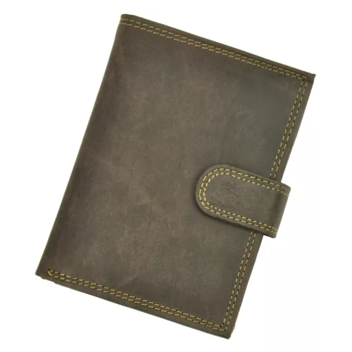  Pánska kožená peňaženka Wild N4L-CHM-NL s RFID v hnedej farbe 10,8 x 13,5 x 2,8 cm